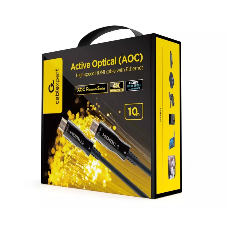 GEMBIRD Active Optical (AOC) High Speed HDMI kábel s Ethernetom - AOC Premium séria - 10 m