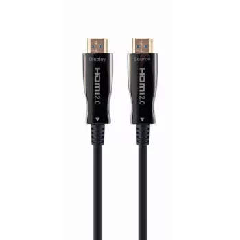 HDMI kábel Gembird CCBP‑HDMI‑AOC‑20M‑02 — 20 m sklenené vlákno HDMI Type-A konektor samec, HDMI 2.0, 4K@60Hz, HDR, 4:4:4