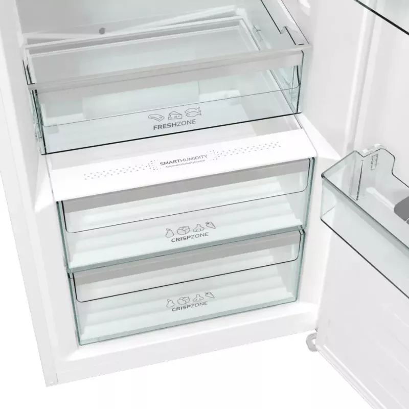 Voľne stojaca chladnička Gorenje R619EAW6 — 398 L, energetická trieda E, 1850×595×663 mm, biela