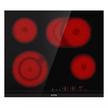 Gorenje ECT643BCSC vstavaná keramická varná doska 4 zóny Touch Control