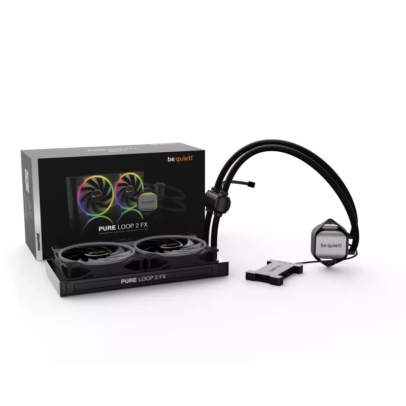 be quiet! Pure Loop 2 FX 280mm procesor All-in-One kvapalinový chladič 14 cm čierny 1 kus