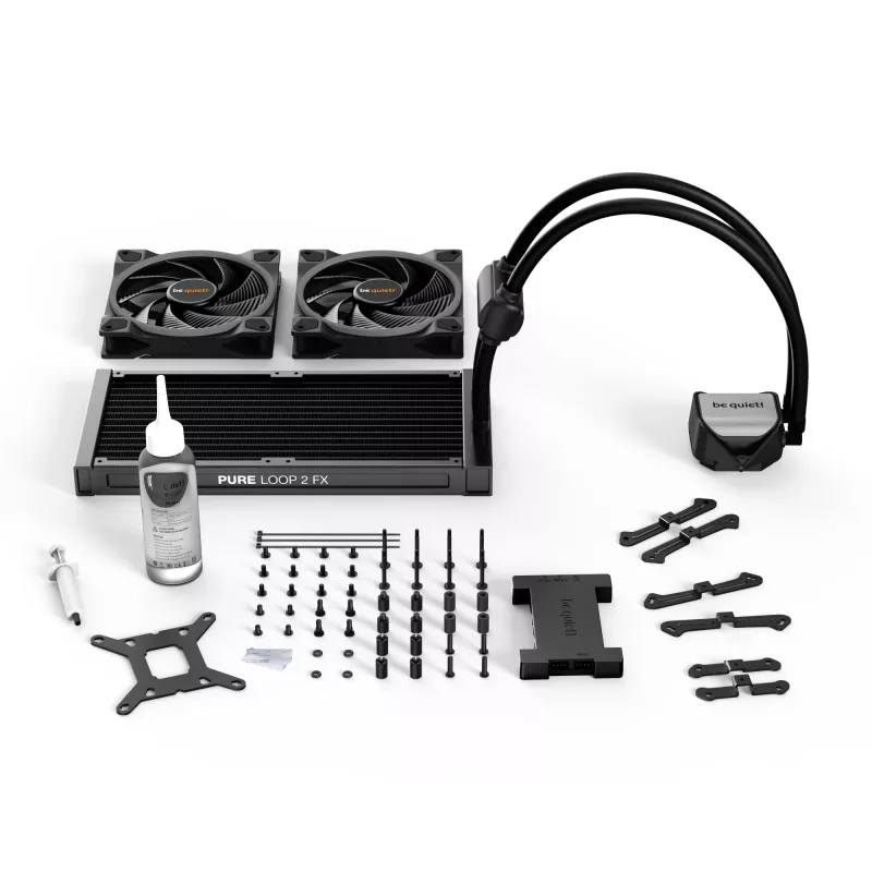 be quiet! Pure Loop 2 FX 280mm procesor All-in-One kvapalinový chladič 14 cm čierny 1 kus