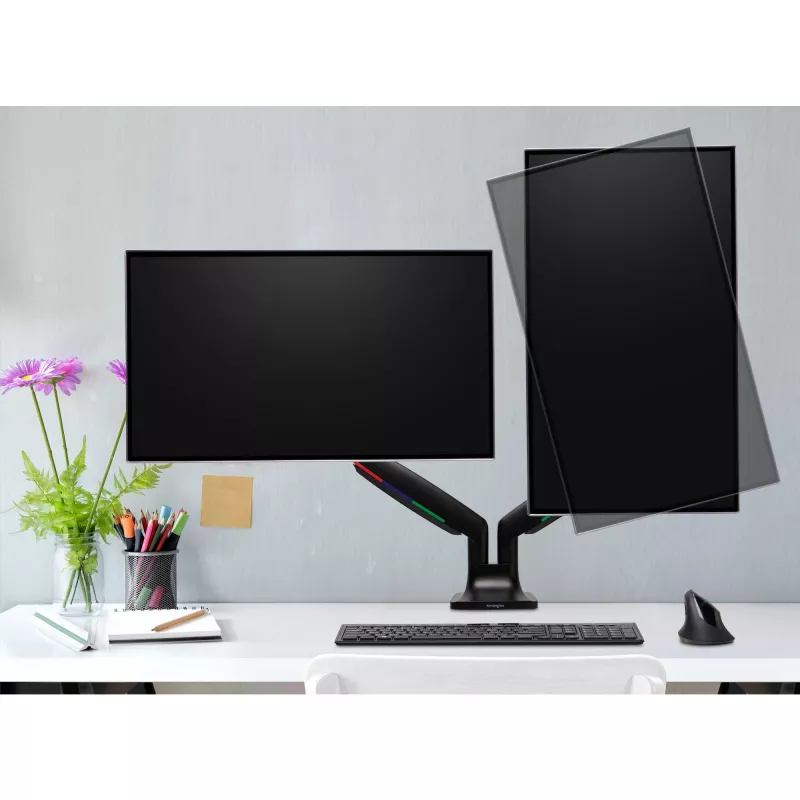 Držiak na dva monitory Kensington SmartFit One-Touch K59601WW