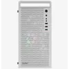PC skriňa AEROCOOL PGS CS-109-G-WT-v1 Mini Tower SPCC biela — microATX, až do 26 cm GPU, FRGB, mesh predná strana