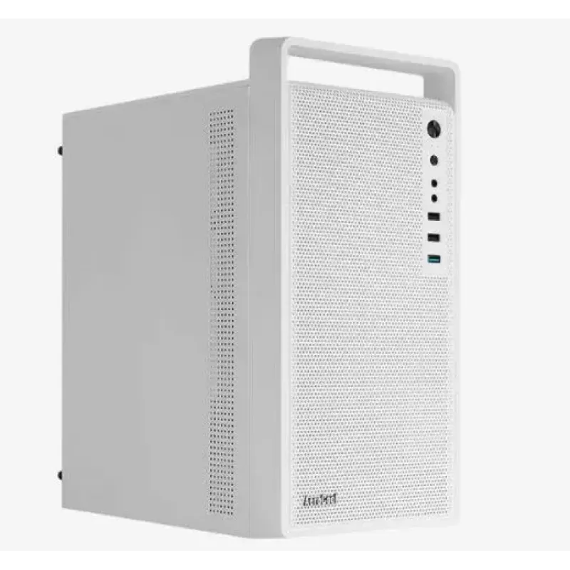 PC skriňa AEROCOOL PGS CS-109-G-WT-v1 Mini Tower SPCC biela — microATX, až do 26 cm GPU, FRGB, mesh predná strana