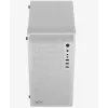 PC skriňa AEROCOOL PGS CS-109-G-WT-v1 Mini Tower SPCC biela — microATX, až do 26 cm GPU, FRGB, mesh predná strana