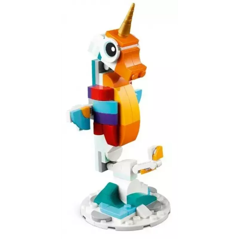 Stavebnica LEGO Creator 3in1 31140 Magický jednorožec, 145 dielov, 130 mm výška, vek 7+
