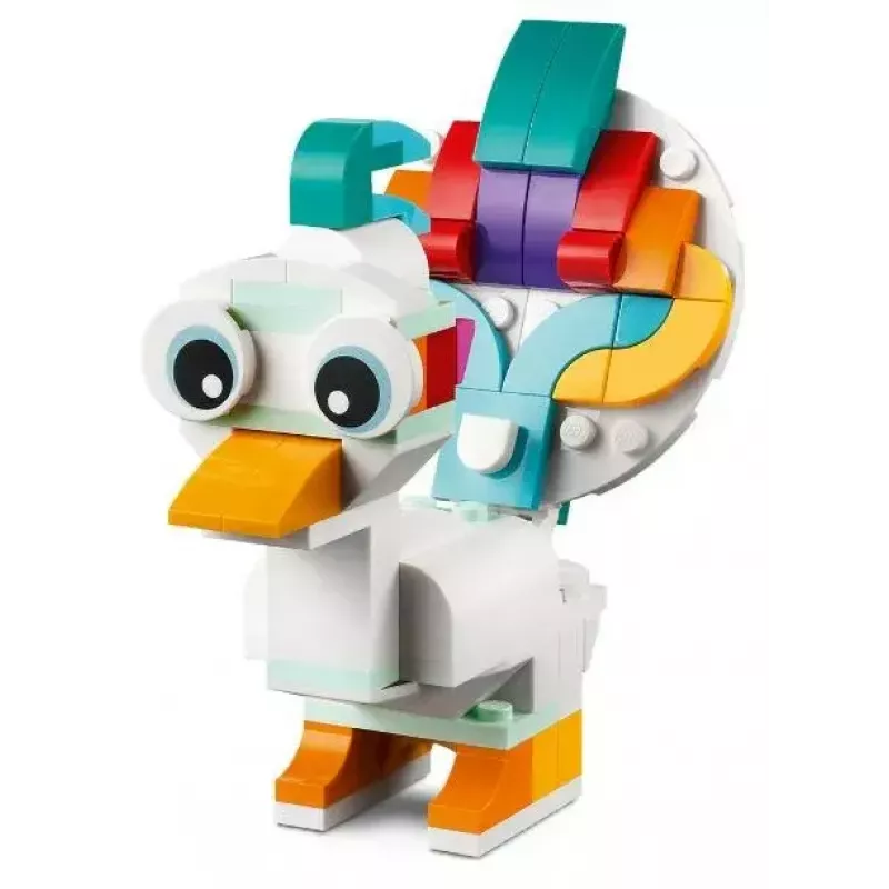 Stavebnica LEGO Creator 3in1 31140 Magický jednorožec, 145 dielov, 130 mm výška, vek 7+