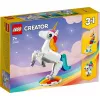 Stavebnica LEGO Creator 3in1 31140 Magický jednorožec, 145 dielov, 130 mm výška, vek 7+