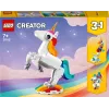 Stavebnica LEGO Creator 3in1 31140 Magický jednorožec, 145 dielov, 130 mm výška, vek 7+