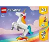 Stavebnica LEGO Creator 3in1 31140 Magický jednorožec, 145 dielov, 130 mm výška, vek 7+