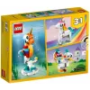 Stavebnica LEGO Creator 3in1 31140 Magický jednorožec, 145 dielov, 130 mm výška, vek 7+