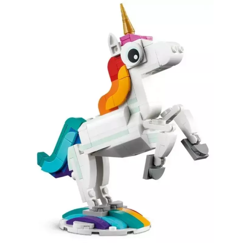 Stavebnica LEGO Creator 3in1 31140 Magický jednorožec, 145 dielov, 130 mm výška, vek 7+