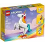 Stavebnica LEGO Creator 3in1 31140 Magický jednorožec, 145 dielov, 130 mm výška, vek 7+