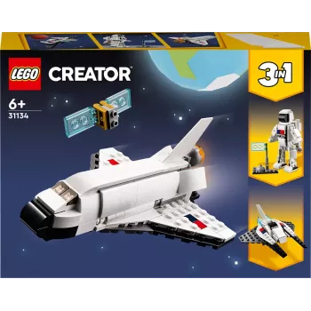 LEGO Creator 3-in-1 Space Shuttle stavebnica 31134 — 144 dielov, pre deti od 6 rokov, 160×120×60 mm