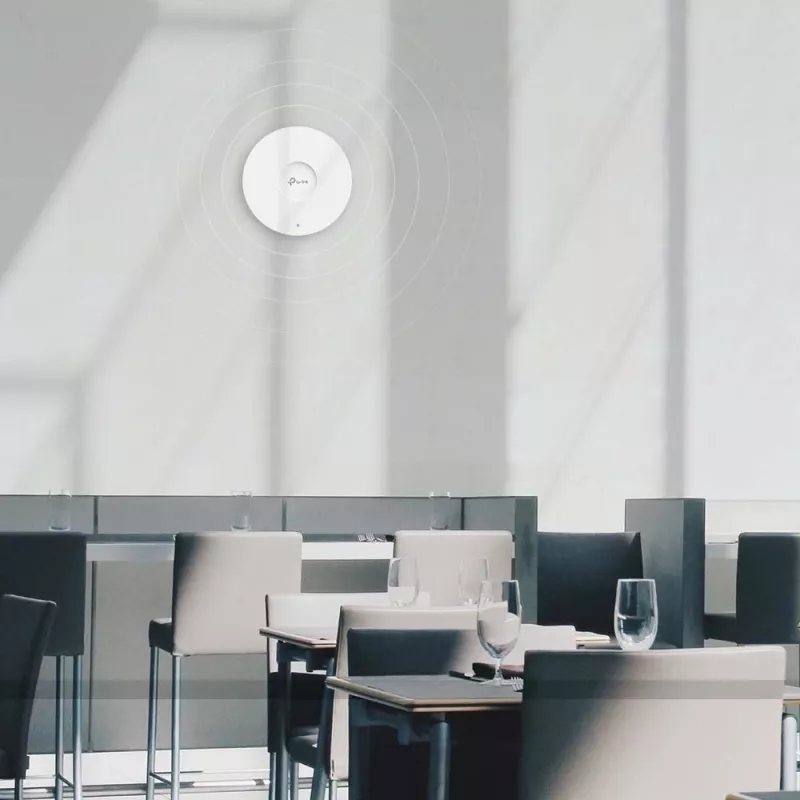 TP-Link Omada AX1800 stropný WiFi 6 access point, 2,4 GHz, 5 GHz, 1775 Mbit/s, HTTPS, SNMP, SNMPv2, SNMPv3, WPA, WPA2, WPA3, 100,1000 Mbit/s