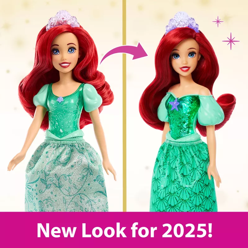 Módna bábika Mattel Disney Princess Ariel bábika 279,4 mm