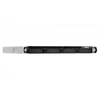 QNAP TS-h987XU-RP NAS Rack (1U) Intel Xeon E E-2334 16 GB DDR4 QuTS hero Black, strieborná