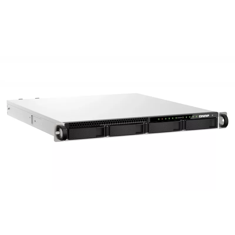 QNAP TS-h987XU-RP NAS Rack (1U) Intel Xeon E E-2334 16 GB DDR4 QuTS hero Black, strieborná