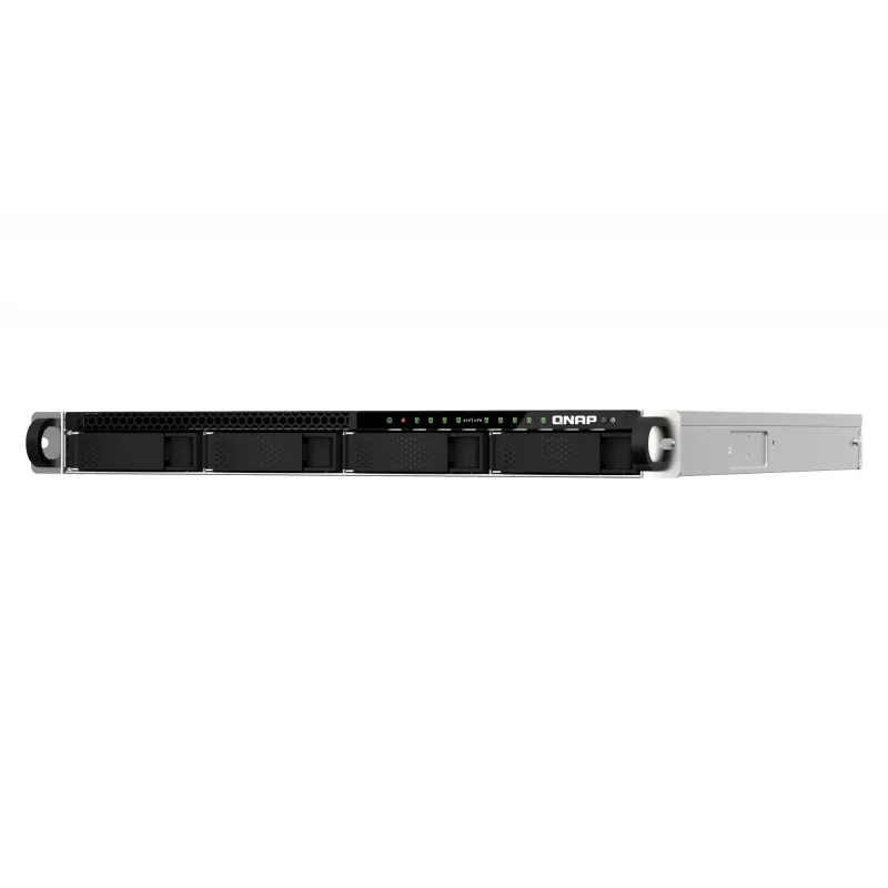 QNAP TS-h987XU-RP NAS Rack (1U) Intel Xeon E E-2334 16 GB DDR4 QuTS hero Black, strieborná