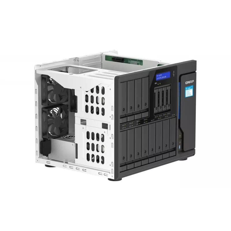 QNAP TS-1655 NAS Tower Intel Atom® C5125 8 GB DDR4 0 TB QNAP Turbo System čierna