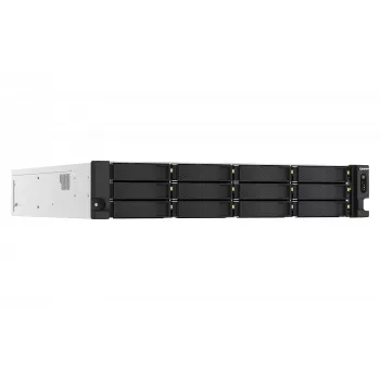 QNAP TS-H1887XU-RP NAS Rack (2U) Intel Xeon E E-2336 32 GB DDR4 0 TB QuTS hero Black, biela