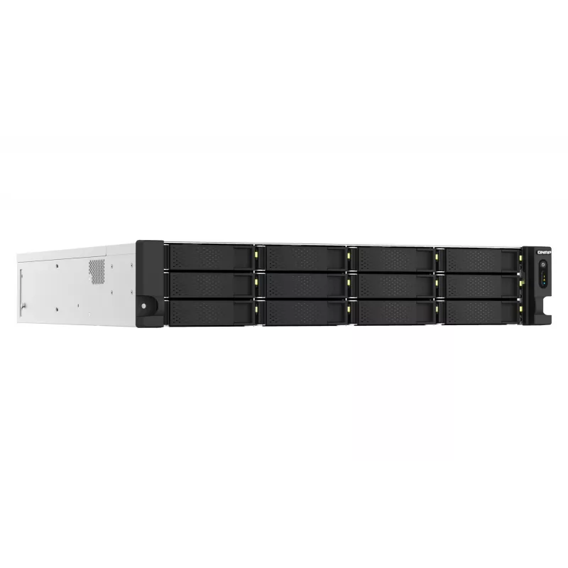 QNAP TS-H1887XU-RP NAS Rack (2U) Intel Xeon E E-2336 32 GB DDR4 0 TB QuTS hero Black, biela