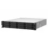 QNAP TS-H1887XU-RP NAS Rack (2U) Intel Xeon E E-2336 32 GB DDR4 0 TB QuTS hero Black, biela