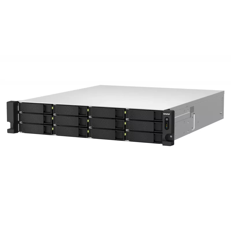 QNAP TS-H1887XU-RP NAS Rack (2U) Intel Xeon E E-2336 32 GB DDR4 0 TB QuTS hero Black, biela