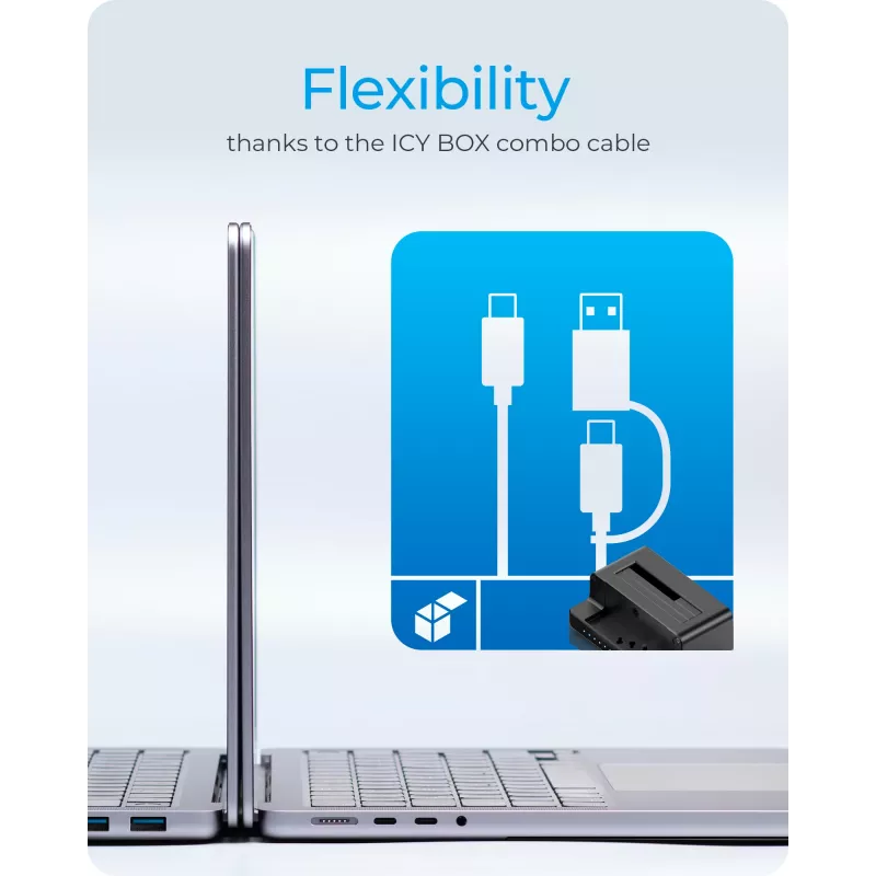 ICY BOX IB-2914MSCL-C31 USB 3.2 Gen 2 (3.1 Gen 2) Type-C čierny