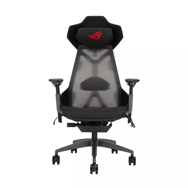 Sieťovaná stolička ASUS ROG Destrier Ergo sieťová opierka chrbta čierna 720 mm 840 mm 134 cm