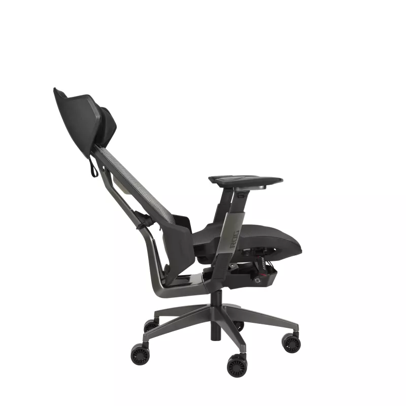 Sieťovaná stolička ASUS ROG Destrier Ergo sieťová opierka chrbta čierna 720 mm 840 mm 134 cm