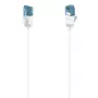 Hama Flexi-Slim 00200688 sieťový kábel, Cat6a, U/UTP, 10 Gbit/s, 0,75 m, biely