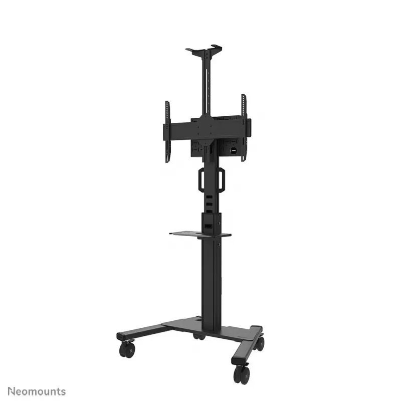 Neomounts Select AFLS-825BL1 video a multimediálna súprava (polica na kameru, polica AV, adaptér Logitech Rally Bar (Mini)) pre FL50S-825BL1, max. 9 kg, oceľ, čierna