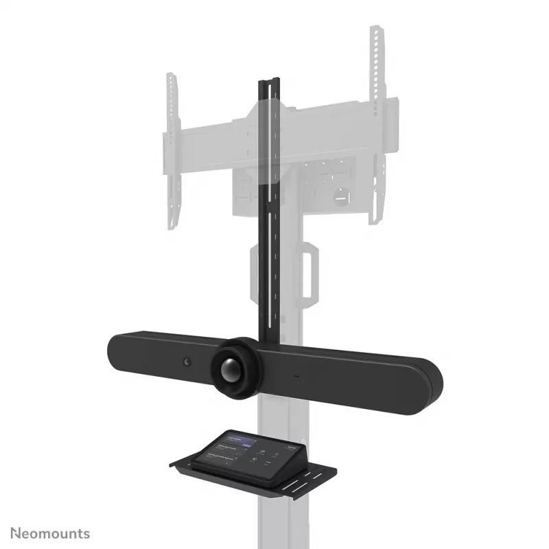 Neomounts Select AFLS-825BL1 video a multimediálna súprava (polica na kameru, polica AV, adaptér Logitech Rally Bar (Mini)) pre FL50S-825BL1, max. 9 kg, oceľ, čierna
