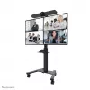 Neomounts Select AFLS-825BL1 video a multimediálna súprava (polica na kameru, polica AV, adaptér Logitech Rally Bar (Mini)) pre FL50S-825BL1, max. 9 kg, oceľ, čierna