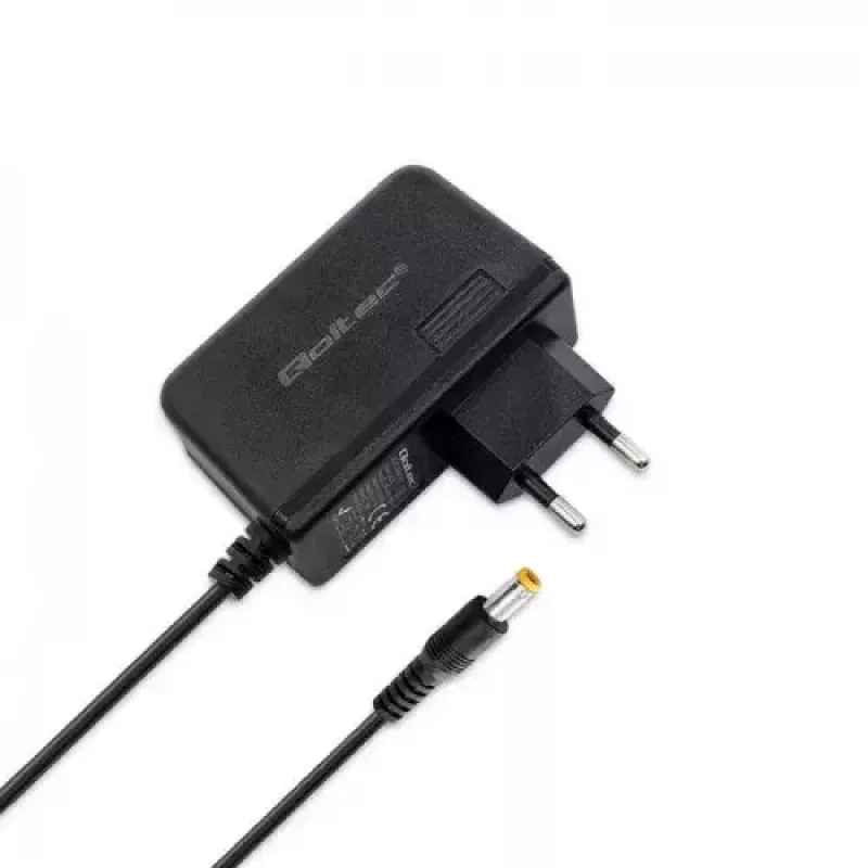 Interiérový napájací zdroj Qoltec 51028 18W čierny 220-240V