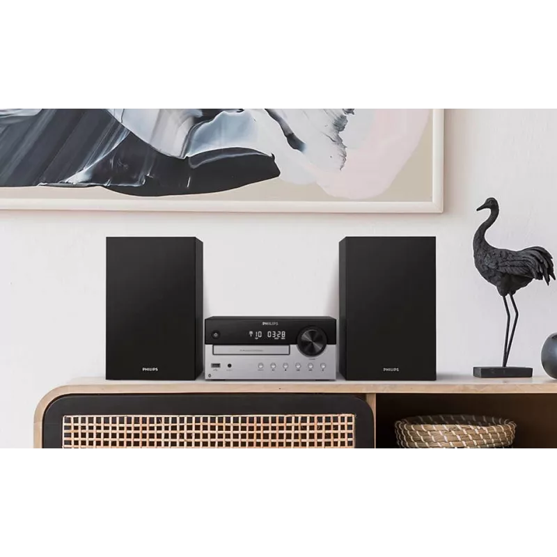 Philips TAM4205 mikro HiFi systém 60 W čierny, strieborný