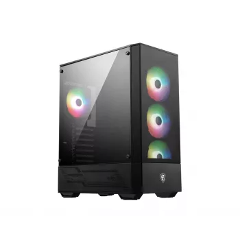 PC skriňa MSI MAG FORGE 112R Midi-Tower čierna s tvrdeným sklom, 3x120mm predné ventilátory, podpora ATX/Micro-ATX/Mini-ITX