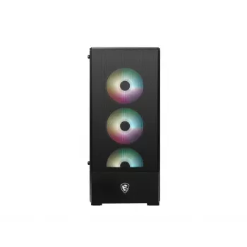 PC skriňa MSI MAG FORGE 112R Midi-Tower čierna s tvrdeným sklom, 3x120mm predné ventilátory, podpora ATX/Micro-ATX/Mini-ITX