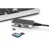 DIGITUS USB 3.0 čítačka kariet, podporuje MS/SD/SDHC/MiniSD/M2/CF/MD/SDXC karty, 1M USB-A pripojovací kábel