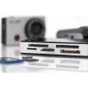 DIGITUS USB 3.0 čítačka kariet, podporuje MS/SD/SDHC/MiniSD/M2/CF/MD/SDXC karty, 1M USB-A pripojovací kábel