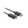 LANBERG káblový adaptér DisplayPort HDMI čierny