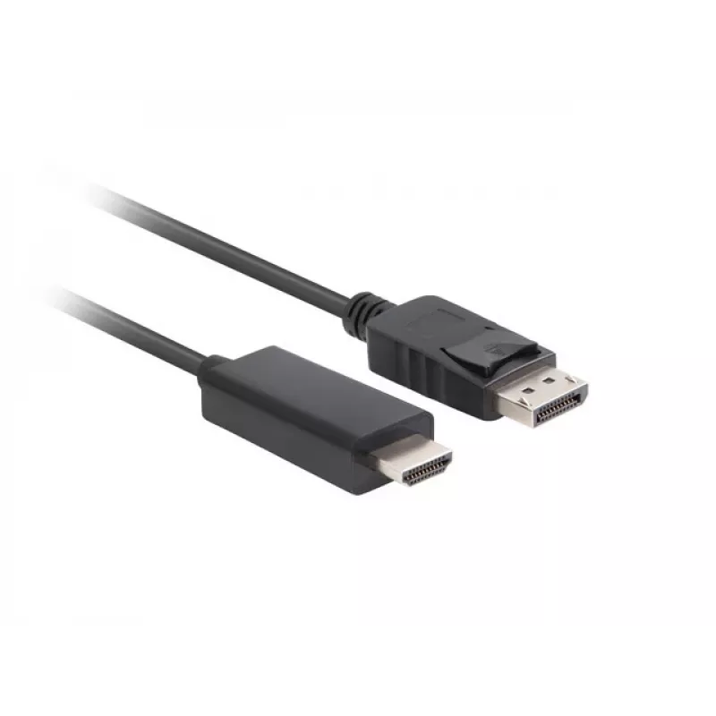 LANBERG káblový adaptér DisplayPort HDMI čierny