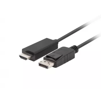 LANBERG DisplayPort(m) V1.1 -> HDMI(m) kábel 1,8 m čierny