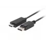 LANBERG DisplayPort(m) V1.1 -> HDMI(m) kábel 1,8 m čierny