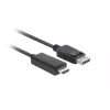 LANBERG káblový adaptér DisplayPort HDMI čierny