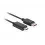 Kábel DisplayPort na HDMI LANBERG CA-DPHD-11CC-0050-BK, DisplayPort 1.1 (konektor samec) na HDMI (konektor samec), 5 m, 1080p, 60 Hz