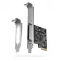 Axagon PCEA-P1N PCIe - 1x paralelný port adaptér s SP & LP, PCIe, paralelný, samica, Full-height / Low-profile, PCIe 2.0, Čína