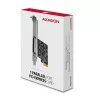 Axagon PCEA-P1N PCIe - 1x paralelný port adaptér s SP & LP, PCIe, paralelný, samica, Full-height / Low-profile, PCIe 2.0, Čína